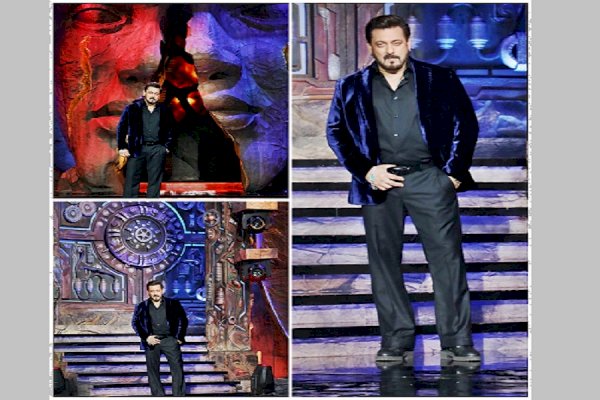 Salman Khan spotted on sets of ‘Bigg Boss Season 18’ shooting for the grand premiere