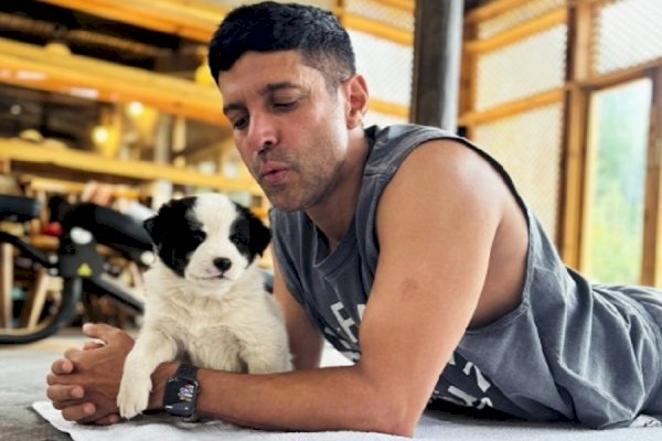 Farhan Akhtar shares a hilarious post about his dog 'Tuffy'