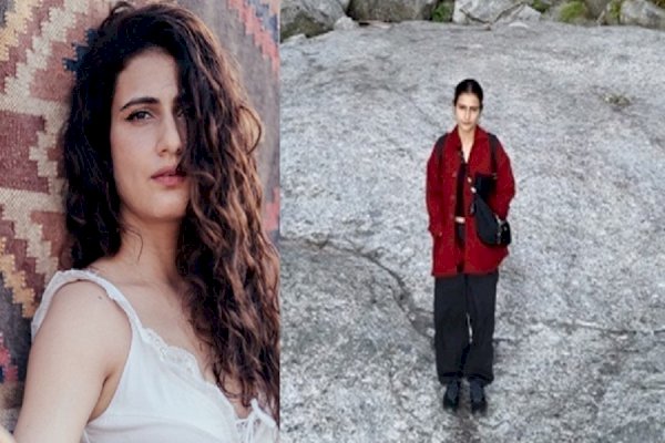 Fatima Sana Shaikh shares video posing amidst stunning mountain backdrop