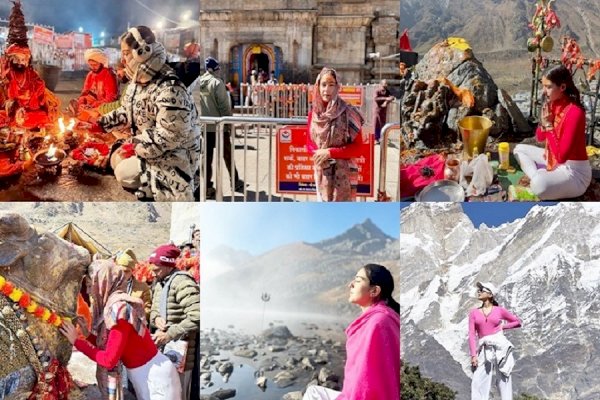 Sara Ali Khan says ‘Jai Bhole Nath’ as she seeks blessings at Kedarnath