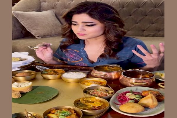 Shamita Shetty enjoys flavours of Rajasthan with a scrumptious thaali