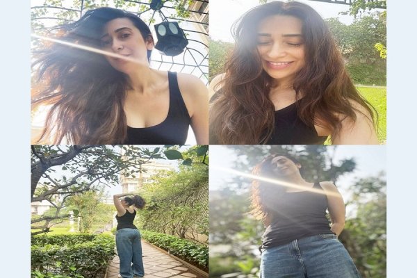 Karisma Kapoor asks, what is the intention? as she flaunts her hair