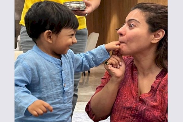 Kajol embraces her inner child