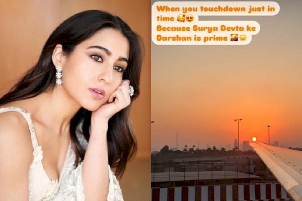 For Sara Ali Khan ‘Surya devta ke darshan’ is ‘prime’