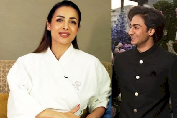 Malaika Arora, son Arhaan twin in monochromatic outifts, netizens heap praise on the duo