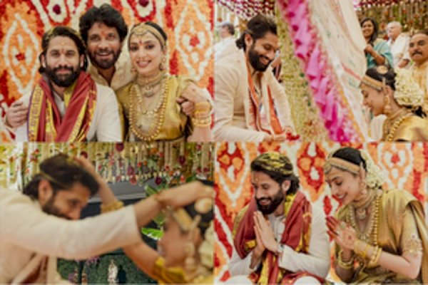 Naga Chaitanya-Sobhita Dhulipala tie knot in a traditional Telugu Ceremony - Pictures out