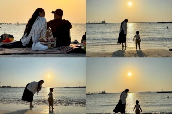 Sonam Kapoor reflects on life's journey as she spends a serene weekend by the sea with family