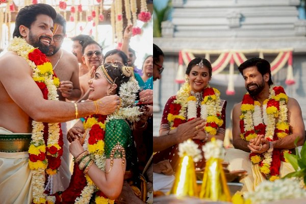 Keerthy Suresh marries longtime partner Antony Thattil in intimate ceremony on Goa