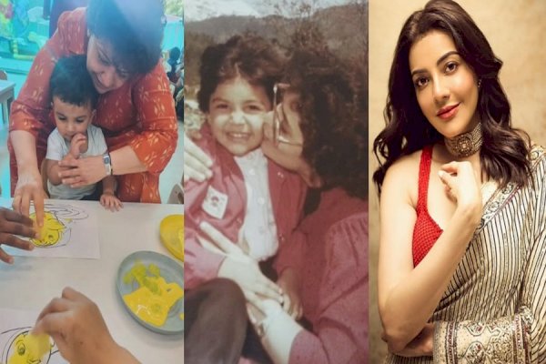 Kajal Aggarwal relives her childhood memories on her mother's birthday