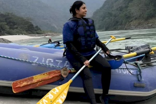 ‘Mother India’ Shefali Shah goes river rafting in Rishikesh