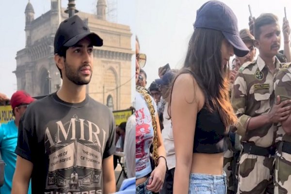 Suhana Khan-Agastya Nanda return to Mumbai after weekend getaway at Alibaug