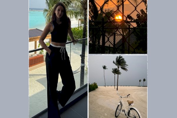 Triptii Dimri's Maldives vacay includes boats, bikes and sunset