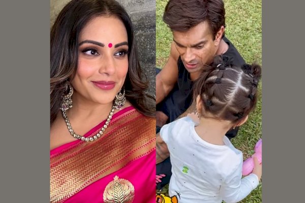 Bipasha Basu gives a sneak peek into hubby Karan Singh Grover's playtime with Devi