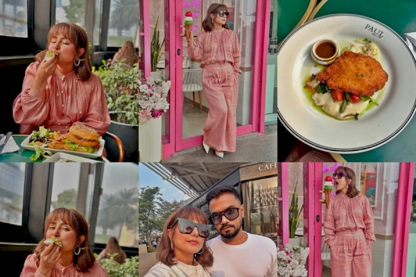 Hina Khan's fun 'day out' includes food and family