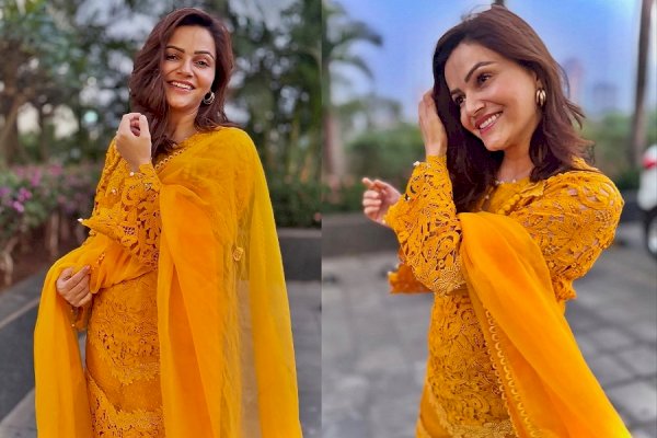 Rubina Dilaik brings out her inner ‘desi girl’ in Indian ensemble