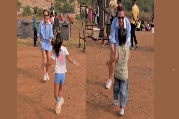 Neha Dhupia’s kids turn into her biggest cheerleaders