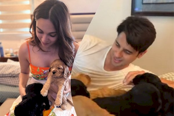 Kiara Advani captures a heartwarming moment of dad- to-be Sidharth Malhotra