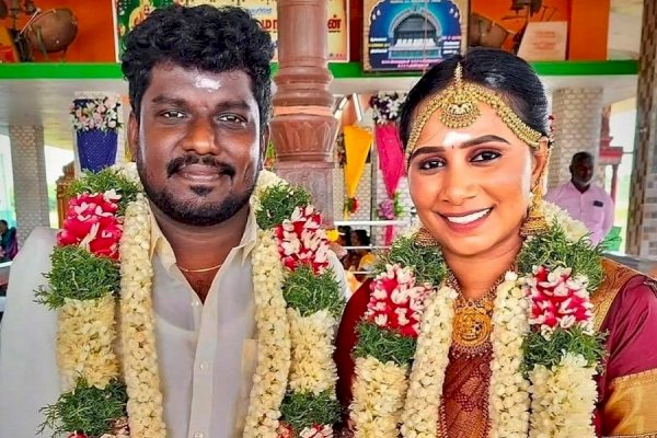 1947 August 16 director N S Ponkumar weds girlfriend Viveka at native place