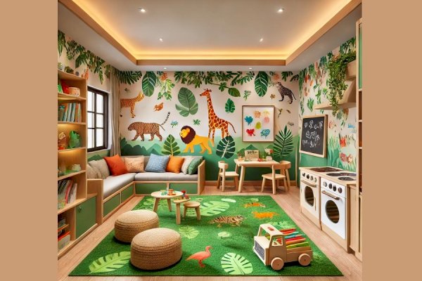 Creative and Fun Ideas for Children's Playroom Decor