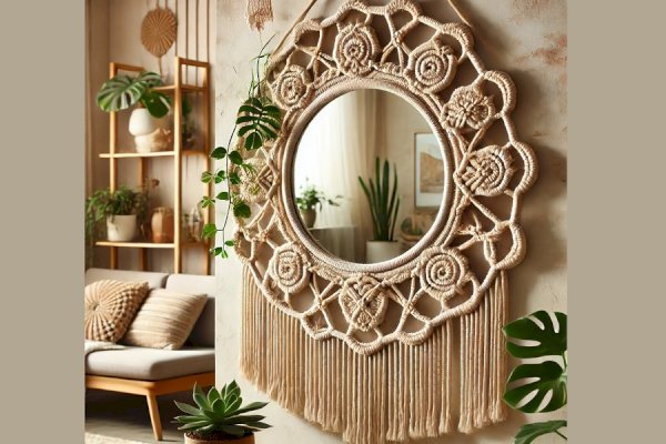 Macramé Mirror Frames: The Perfect Boho-Chic Decor Piece