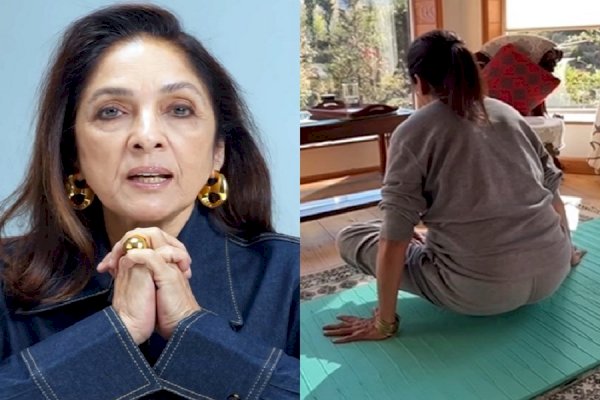 Neena Gupta begins her day with yoga and spiritual practice