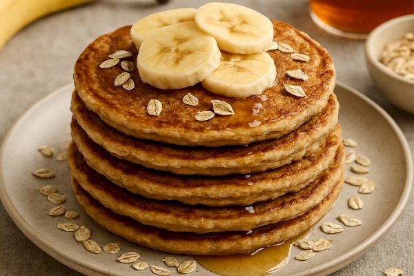 Golden Banana Oats Pancake Recipe: A Healthy & Delicious Breakfast Treat
