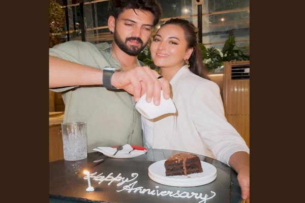 Sonakshi Sinha wishes hubby Zaheer Iqbal as they celebrate 1 year of marital bliss