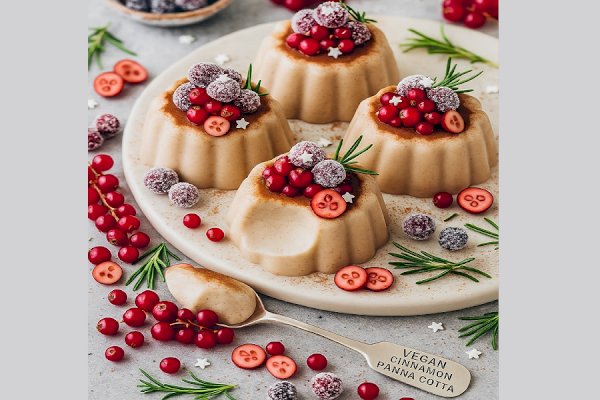 Vegan Cinnamon Panna Cotta Delight