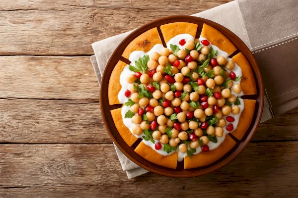 Middle Eastern Pita with Chickpeas Recipe