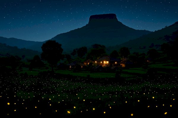 Firefly Glow Over Purushwadi Village: A Magical Summer Spectacle