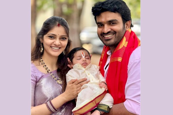 Telugu star Kiran Abbavaram's son named Hanu Abbavaram