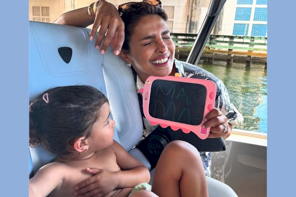 Priyanka Chopra treats with some awe-worthy glimpses of little Malti with her family