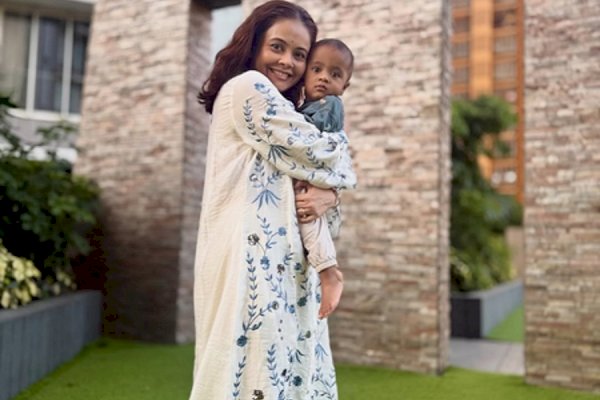 Devoleena Bhattacharjee gets emotional as her son turns one: My world fits perfectly in my arms