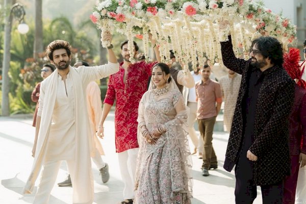 An emotional Kartik Aaryan says 'you’ll always be my little sister' after seeing Kritika as a bride