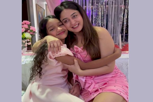 Mahhi Vij wishes foster daughter Khushi on her birthday: 'She is not related to my blood but she is my first love'