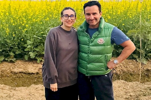 Karisma Kapoor & Saif Ali Khan reunite for a pic, Kareena Kapoor says 'OGs in Sarson Ke Khet'