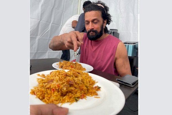 Actress Roshini Prakash tells Kichcha Sudeep: Thank you for the best slow cooked biryani!