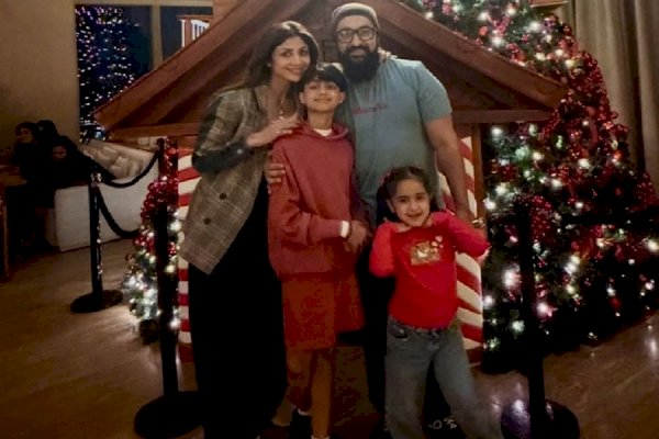 Shilpa Shetty rings in Christmas with family, drops adorable glimpses from celebration