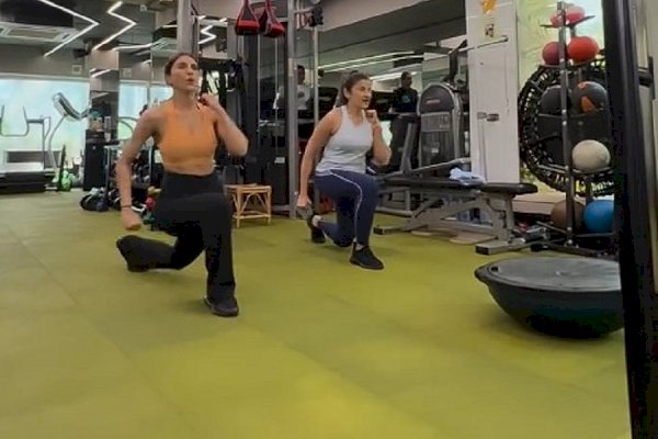 Vaani Kapoor is 'back on pace' with an intense workout session
