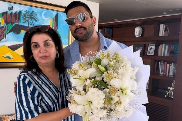 Farah Khan cuts a 'squished' birthday cake, says it exactly 'represents her life at 61'