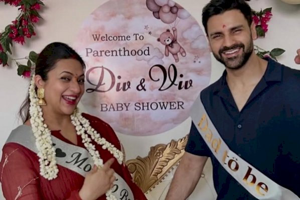 Mommy-to-be Divyanka Tripathi radiates pregnancy glow at surprise baby shower event