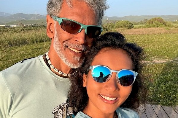 Milind Soman says 'Tu hai toh dil dhadakta hai' on his 8th anniversary with Ankita Konwar