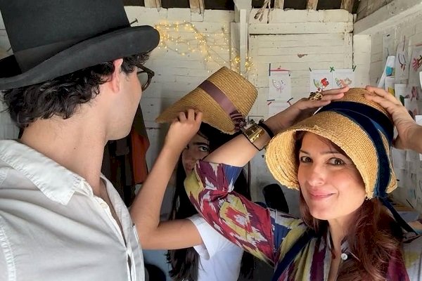 Twinkle Khanna shares a rare glimpse of her fun time with her kids, Aarav & Nitaara