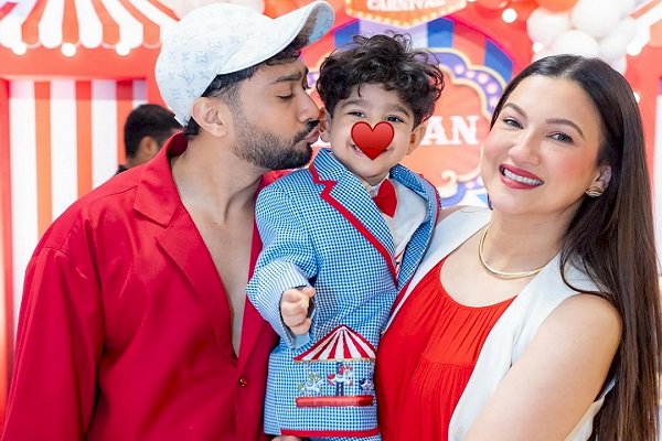 Gauahar Khan provides a glimpse into son Zehaan's circus themed birthday