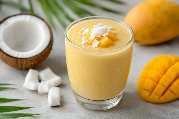 Creamy Mango Coconut Smoothie Recipe