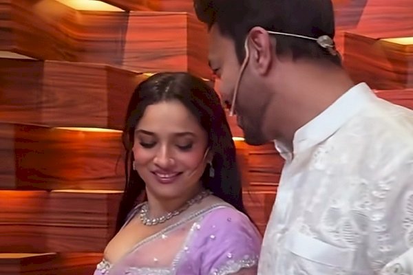 Ankita Lokhande, Vicky Jain re-create Aishwarya Rai, Salman Khan's ‘Chaand Chupa Baadal Mein’ moment