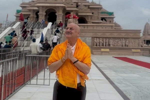 Anupam Kher wraps first schedule of ‘Shri Ram Bhoomi’ in Ayodhya, says ‘a part of me stayed behind’