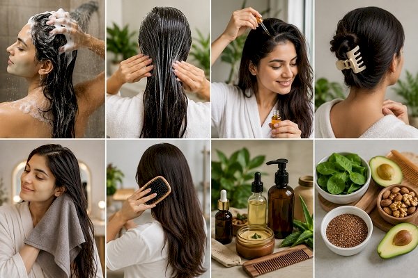 Hair Care Routine for Healthy Hair: A Complete Guide to Strong, Shiny, and Beautiful Hair