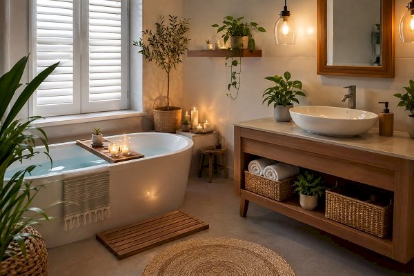 Spa Bathroom Ideas on a Budget