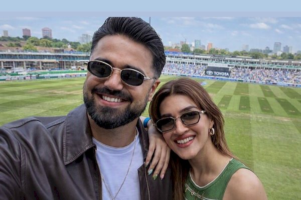 Kriti Sanon captures fond memory with rumoured beau Kabir Bahia from the cricket ground